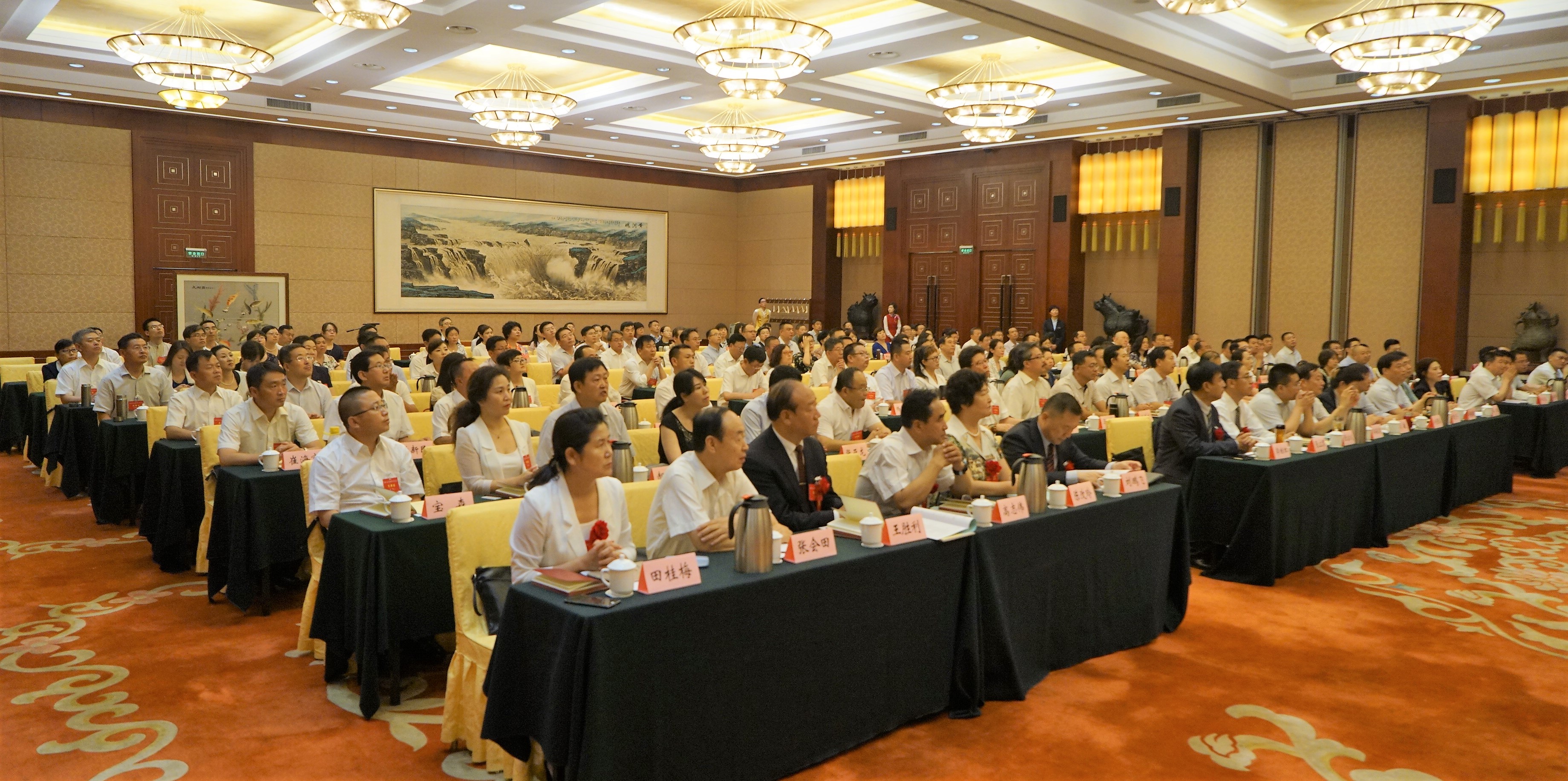 2017年6月28日,中国农工民主党山西省第七次代表大会会场。.jpg